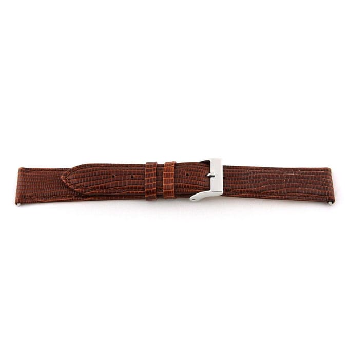 Horlogeband G360 Lizard Bruin Leer 20x18 mm