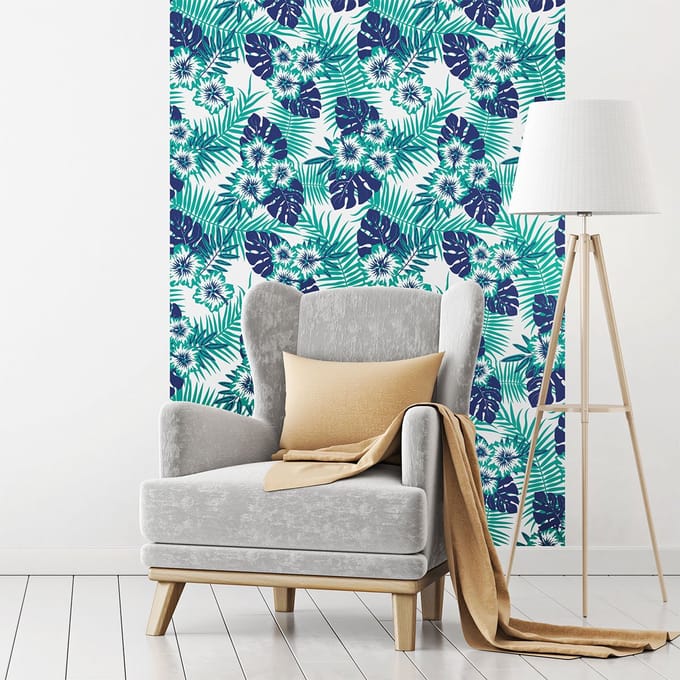 Behang-effect sticker - TACUAREMBO - 30x30cm