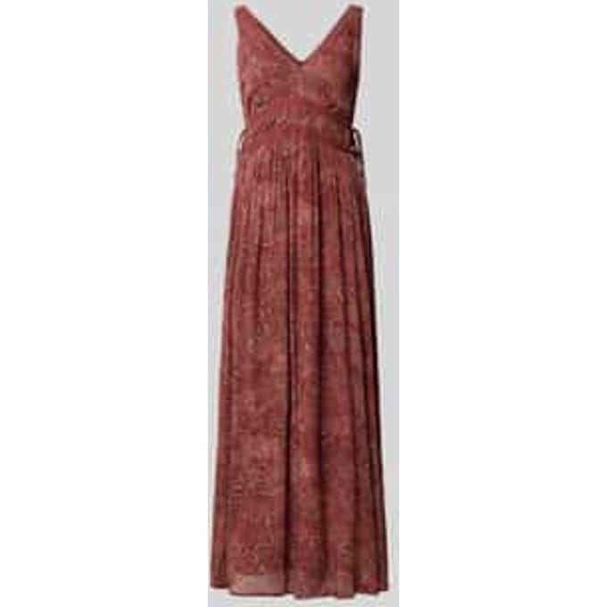 maxi-jurk van pure viscose