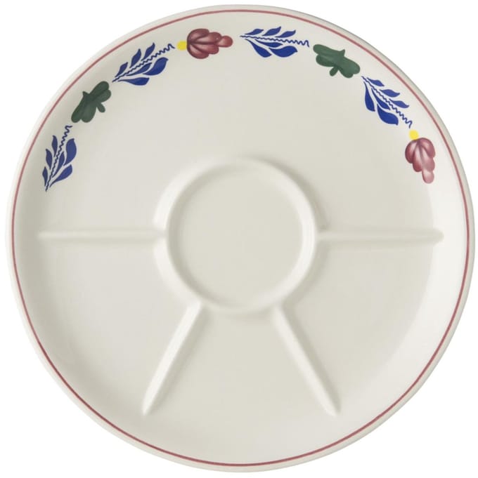 Boerenbont Fondueborden Ø27cm 6 stuks