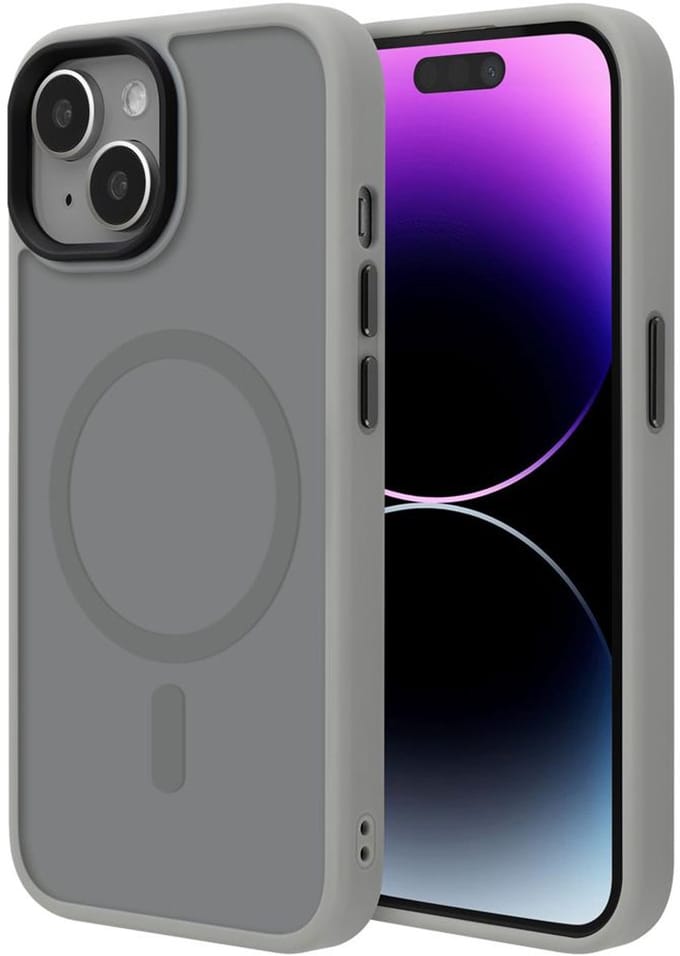 ScreenArmor MagAir Case voor Apple iPhone 15 - Grijs