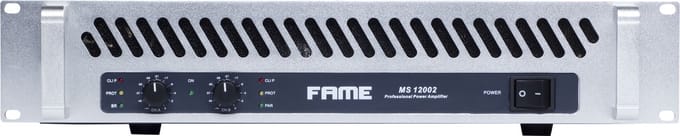 Fame MS 12002 Amplifier 2x 1120W / 4 Ohm - 2-Kanaals eindversterker