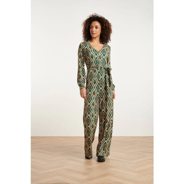 Smashed Lemon 24760 aztec print jumpsuit |