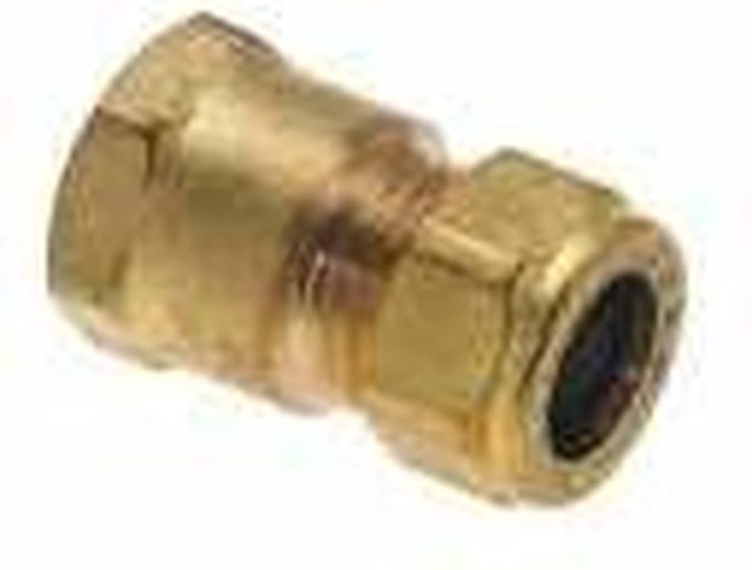 Bonfix messing knelfitting schroefbus 15mm x 1/2inch FxRp