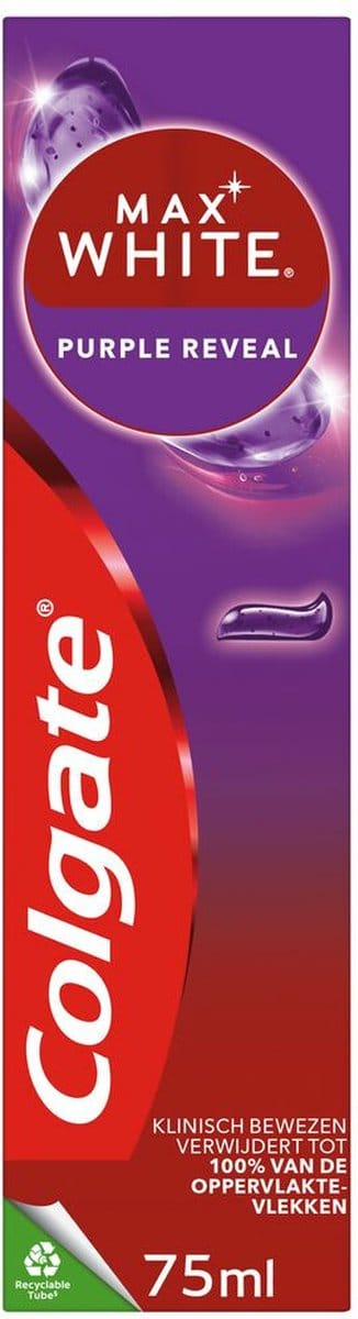 Colgate Tandpasta Max White Purple Reveal - 75 ml
