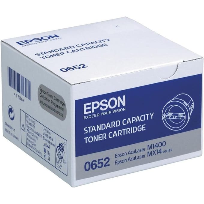 Epson S050652 toner cartridge zwart (origineel)