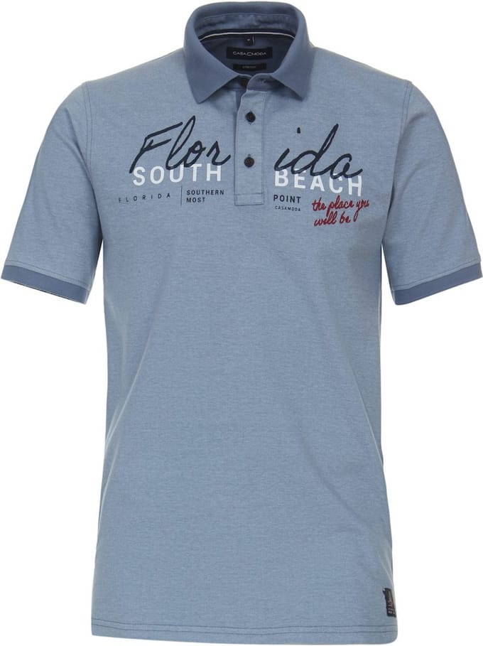 Casa Moda Florida South Beach Poloshirt 934059500-171 Blauw - L