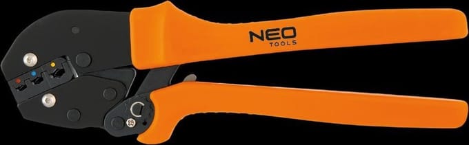 NEO Tools - Krimptang voor Connectoren - 250 mm - TPR Handvat - 22-10 AWG