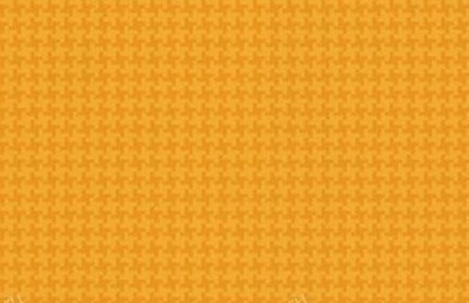 Geel oranje vlies behang 7826-25