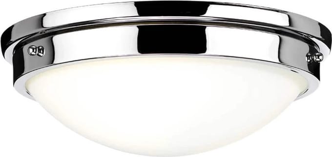 Feiss LED Plafondlamp Gravity | 2X E27 Max 60W | Dimbaar | Polished Chrome