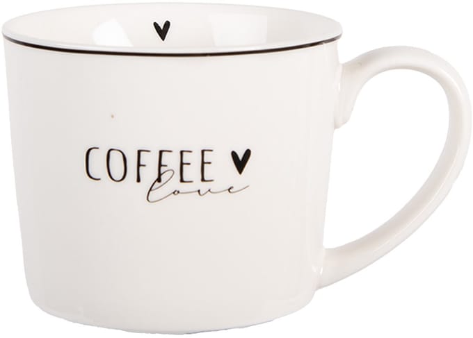 Clayre & Eef Mok 275 ml Wit Porselein Hart
