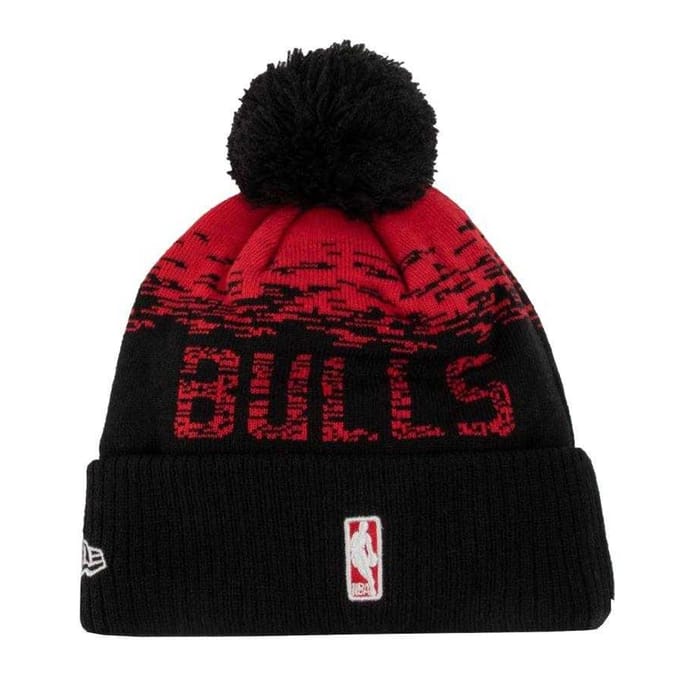 New Era Uniseks volwassen NBA muts (Zwart/Rood)