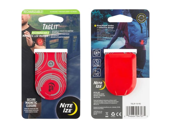 Nite Ize - Reflecterende magnetsiche Led Marker - voor op je shirt