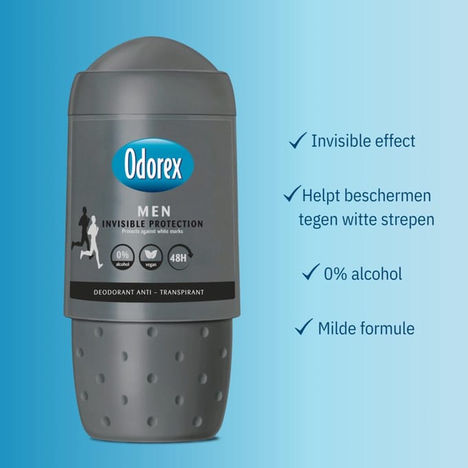 Odorex Deoroller For Men Invisible Protection - 50 ml