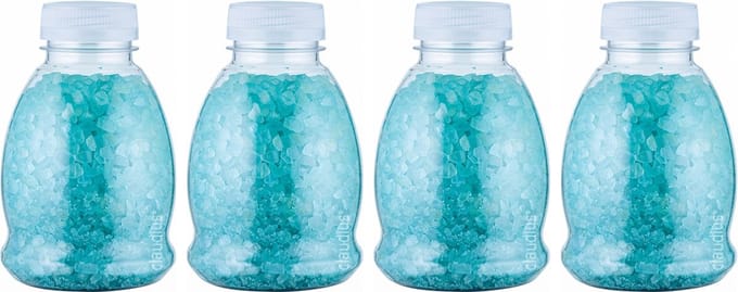 Claudius Badzout Hamam - 375 gram - Fles met transparante dop - Set van 4 stuks