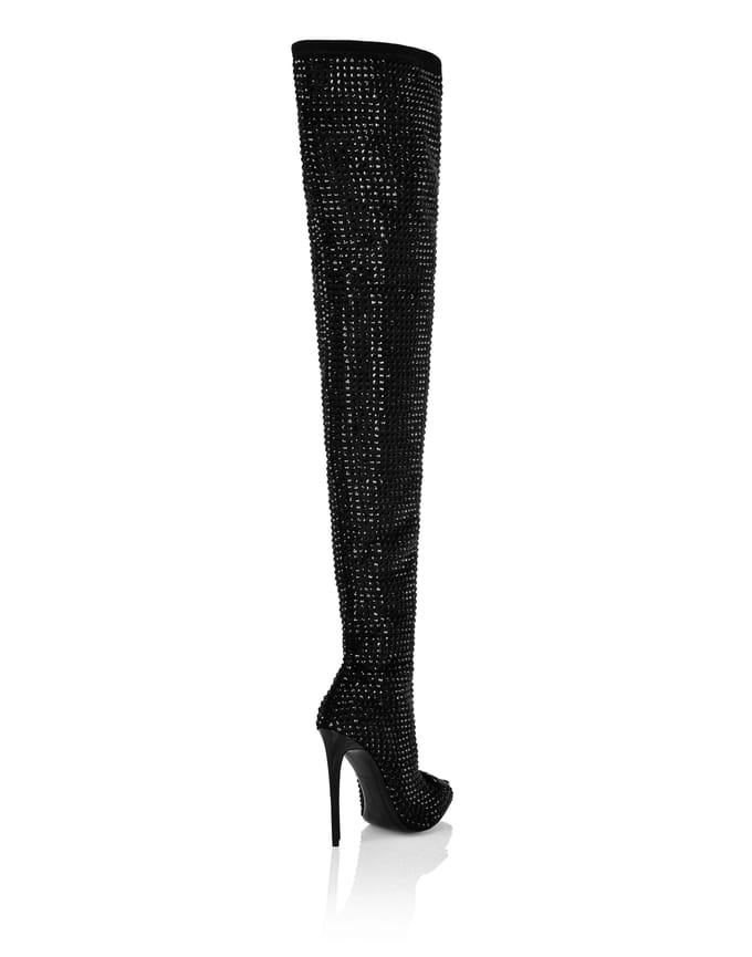 Laarzen Hakken Overknees Gothic Plein