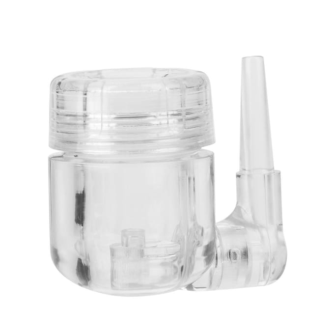 Doe-het-zelf Check CO2 Systeem Klep Bel Teller Planten Aquarium 4-in-1 voor CO2 Diffuser white