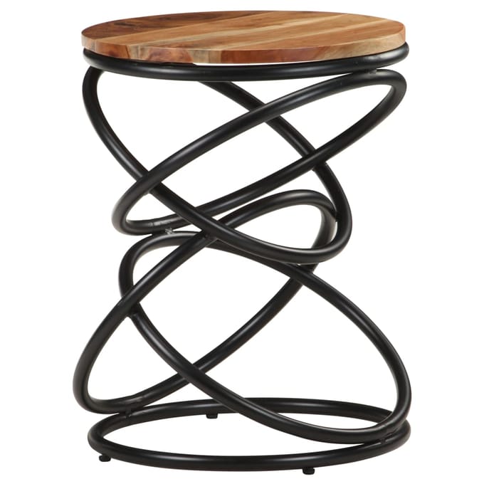 vidaXL - Bijzettafel - 40x40x52 - cm - massief - acaciahout