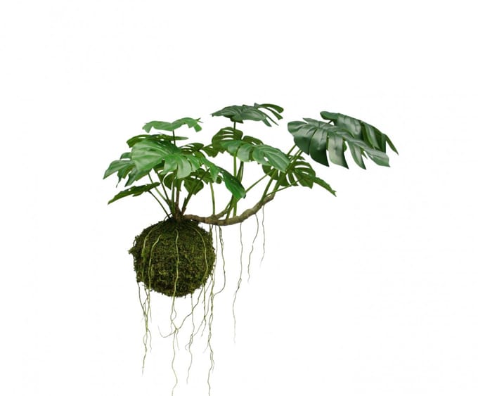Silk-ka kunstplant-hangplant-Monstera-hangkunstplant-groot