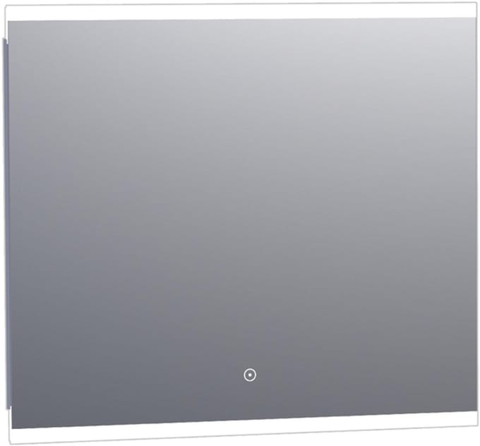 Saniclass spiegel Twinlight 80x70cm met verlichting aluminium