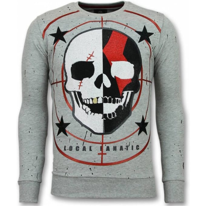 Skull Trui - God of War Heren Sweater - Grijs