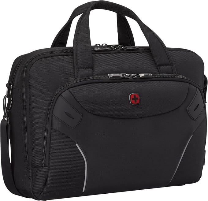 Laptoptas - Notebook tas - Zakelijk reizen - Georganiseerde indeling - 42 x 29 cm - Zwart