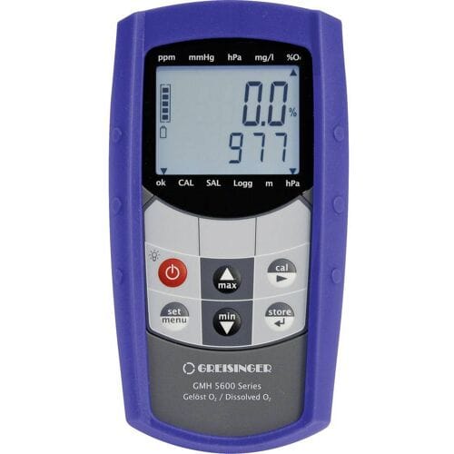 Greisinger GMH5650 Combimeter O₂-concentratie, O₂-verzadiging, Temperatuur, Druk