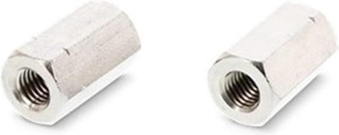 Verbindingsmoer Din6334 M5X15Mm Rvs A2 - 100 stuks