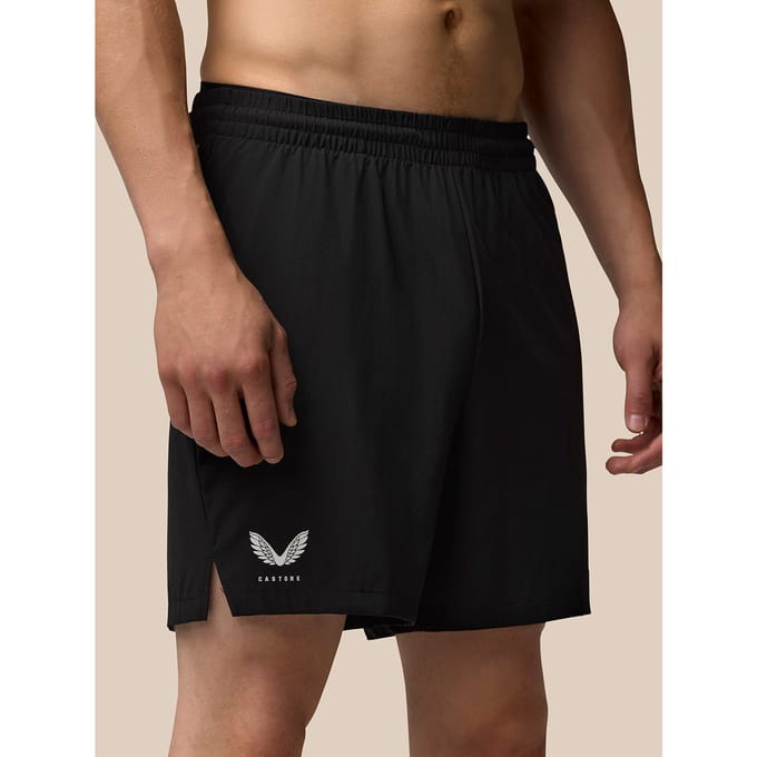 Heren Adapt 7" Stretch Geweven Shorts - Zwart