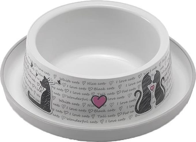 Moderna Trendy Dinner Voerbak - Cats in Love