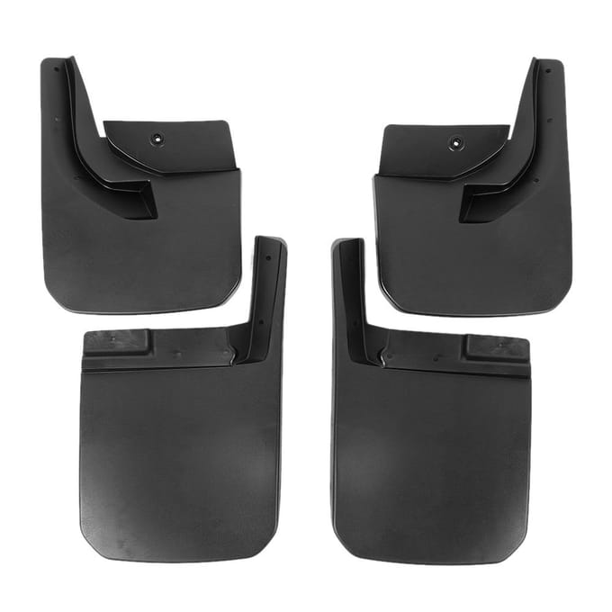 4 Pièces Bavettes de Voiture Garde-boue Bavette Gardes Ailes Remplacement pour JL 2018 + black