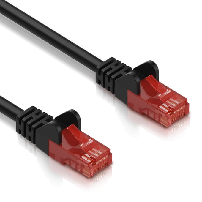 Cat 6 - U/UTP - Netwerkkabel - Patchkabel - Internetkabel - 10 Gbps - 3 meter - Zwart - Allteq