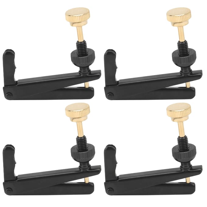 4 Pièces Chevalets Fins de Violon 34?44 Pièces de Violoncelle Outil de Cordes de Rechange Accessoires d'InstrumentNoir noir