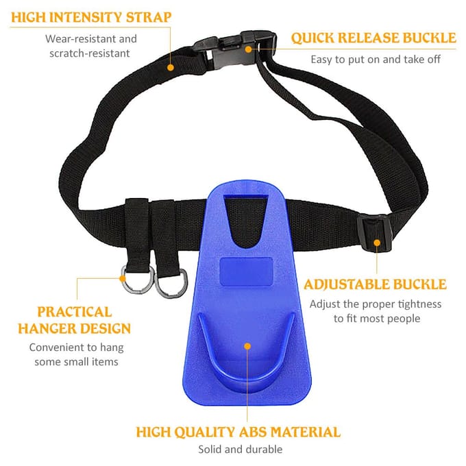 Ceinture de Support de canne à pêche, réglable, ceinture de taille, porte-matériel de pêche, ceinture de taille rembourrée noir