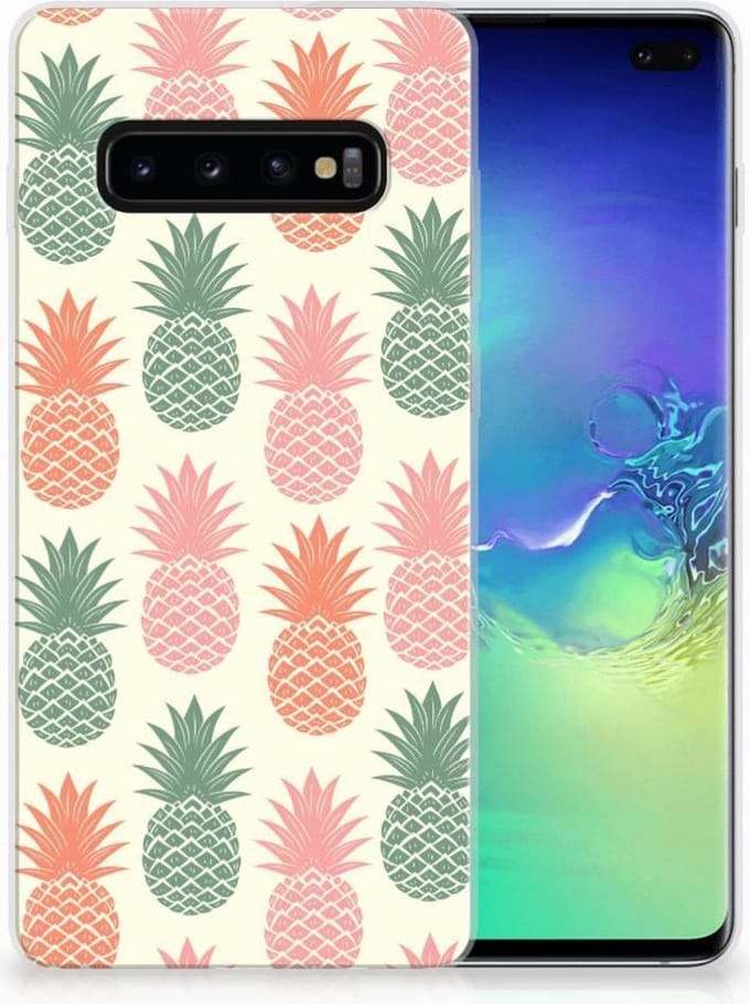 Samsung Galaxy S10 Plus Siliconen Case Ananas