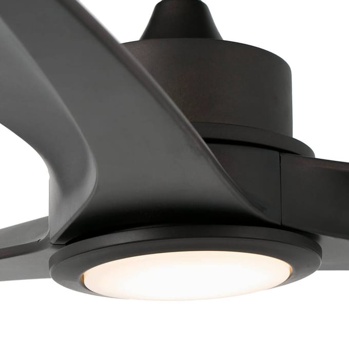 FARO BARCELONA LED plafondventilator Tonic, donkerbruin