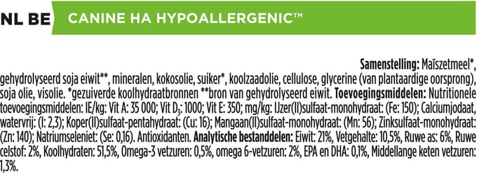 Purina Pro Plan VD HA Hypoallergeen Hond - 2 x 3 kg