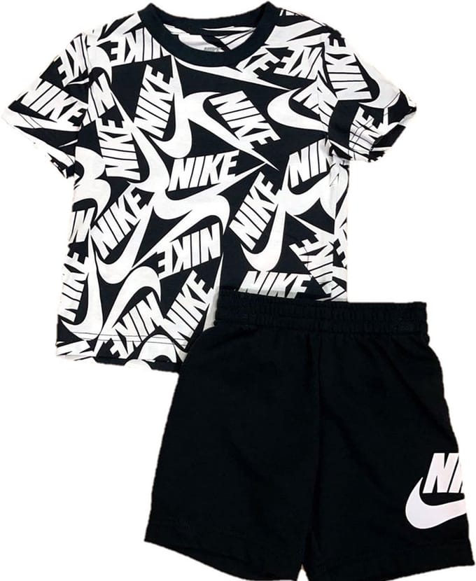 Nike 2-Piece Set - Kinderset - Maat 12 maanden - 74/80CM - Zwart/Wit