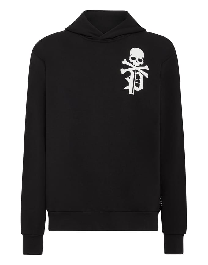 Sweatshirt Met Capuchon Gothic Plein