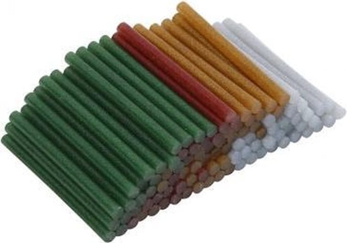 Creativ Company Lijmpistool Vullingen Glitter Mini Kerst, l: 10cm d: 7mm 100 stuks