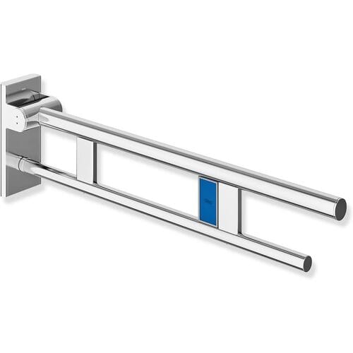 HEWI System 900 folding support rail Duo Design A with flush release (radio) 900.50.12140