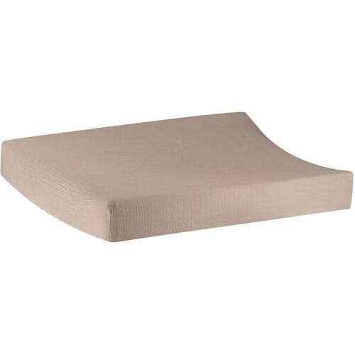 Prénatal aankleedkussenhoes mousseline Mid Grey Taupe unisex
