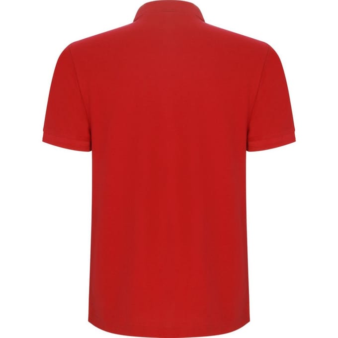 Roly Heren Pegaso Premium Effen Polo Shirt (Rood)