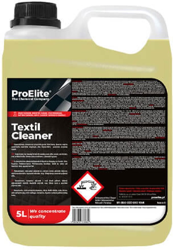 PRO ELITE TEXTIL CLEANER TEXTIEL REINIGER 5L