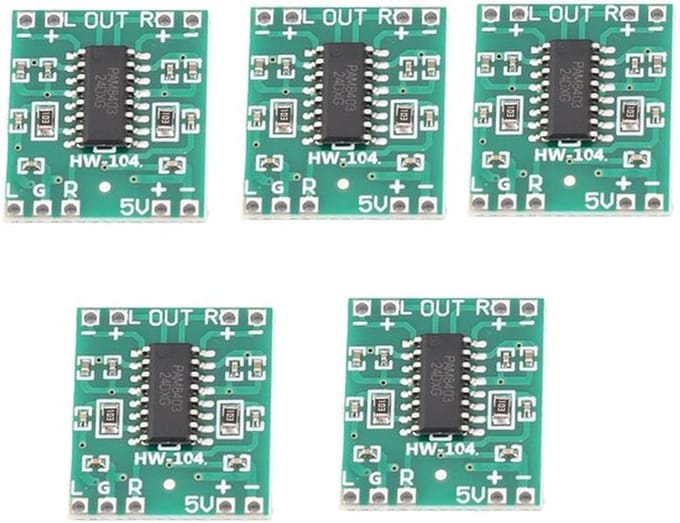 Digitale audioversterker - 3W tweekanaals - USB-voeding - compacte module - hoog rendement - voor digitale producten