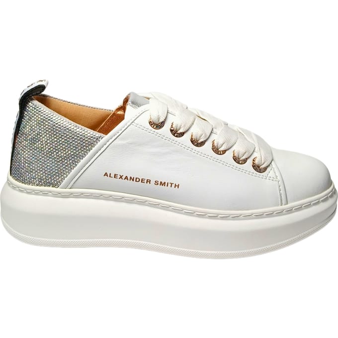 Damesschoenen Alexander Smith Wembley vrouw wit zilver