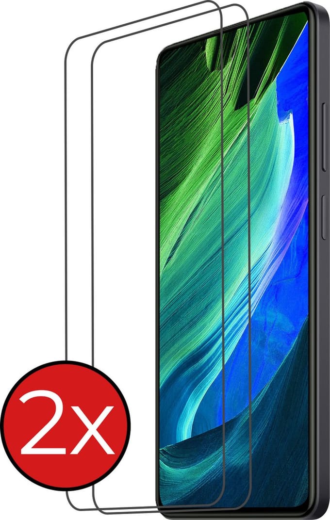 Screenprotector - 2 Stuks - Geschikt voor Xiaomi Redmi Note 12 Pro - Extra Sterk - Beschermglas - Gehard Glas - Tempered Glass - Screen Protector