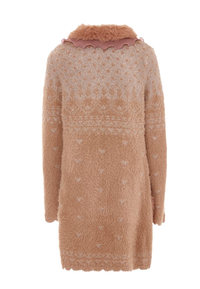 Faina Vest Dames Donkerroze roségoud
