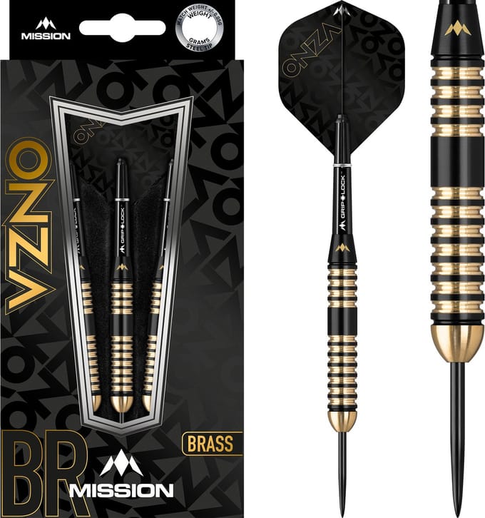 Mission Onza M4 Brass - Dartpijlen