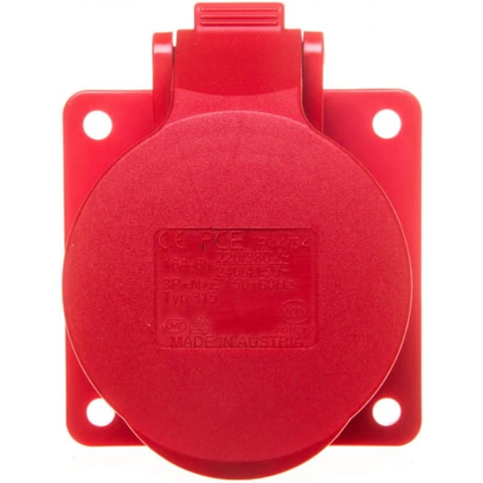 ELTECO Pce cee flanged socket 5p 16a 400v 315-6f7